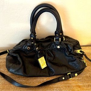 Marc by Marc Jacobs Classic Q Black Leather Shoulder Bag